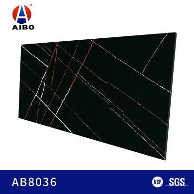 Rock Rolors Artificial Quartz Stone for Kitchen Countertop Single Sink Bathroom Vanity Texture Backsplash