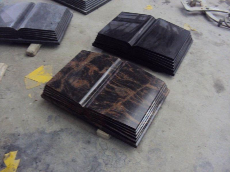 Natural Stone Granite Tombstone/Headstone/Gravestone/Monument Book Granite Gravestone