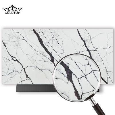 Expert New York Polished Calacatta Stone Artificial Quartz for Kitchen Table Countertop