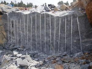 Flamed Ash Grey Grey Granite Tile Slab Steps