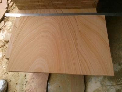 Hot Selling China A Grade Yellow Wooden Sandstone