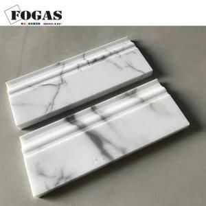 Base Wall Skirting Calacatta Marble Natural Stone Molding