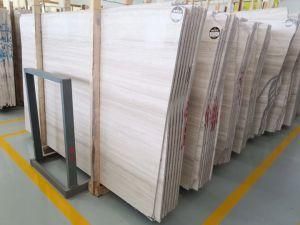 White Wood Vein Marble Slab, Chinese Serpeggiante