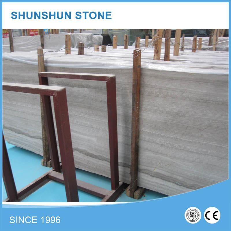 First-Class Grey Wood Grain Marble Tile