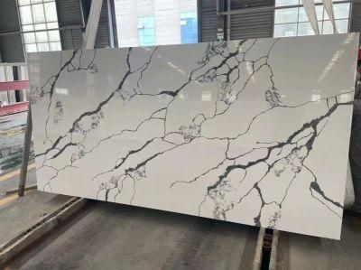 Marble Looking Factory Price Calacatta Quartz Stone
