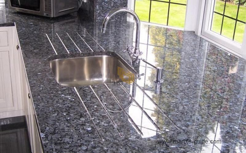 Natural Silver Pearl Grey Granite for Kitchen Countertop/Worktop/Coffee Table/Bath Top/Benchtops/Kitchen Island