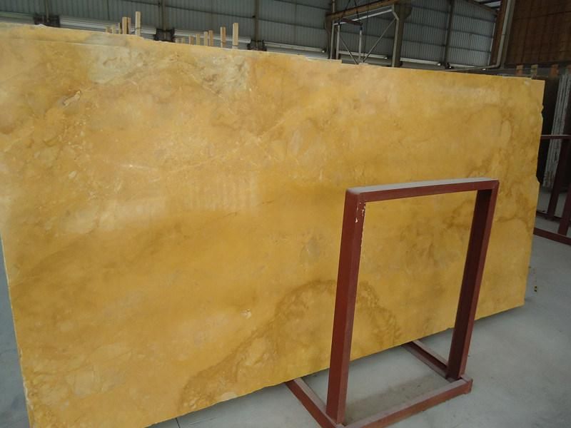 Luxury Rich Gold Marble Slab Polished Natural Stone for Villa Hotel Project