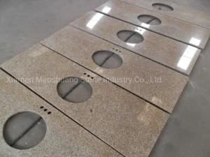 High Quality G682 Bathroom Vanity Top Beige Countertop
