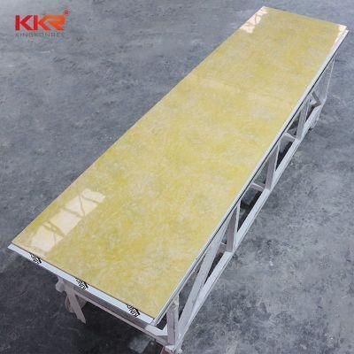 Translucent Acrylic Solid Surface Stone Sheet for Wall Panel