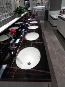 Customized Red White Black Solid Surface Stone Kitchen Top Bath Vanity