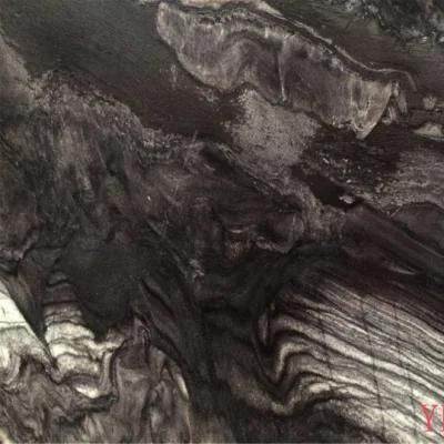 Shangri-La Black Marble Slabs for Flooring Tile, Countertop
