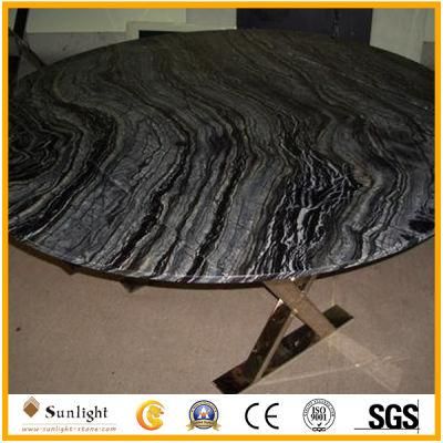 Chinese Popular Ancient Antique Black Wood Marble Tiles for Floor Wall