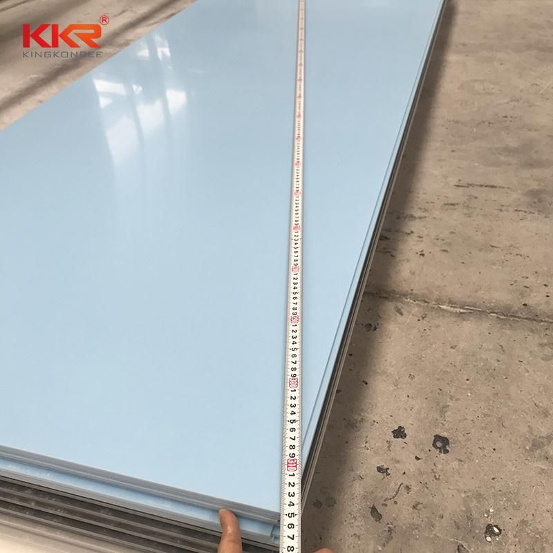 Factory Warm Blue Corians Cutting Slab Solid Surface Sheets