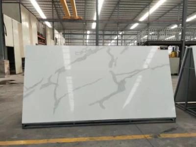 Factory Price Ce Approved Artificial Stone White Calacatta Quartz Price