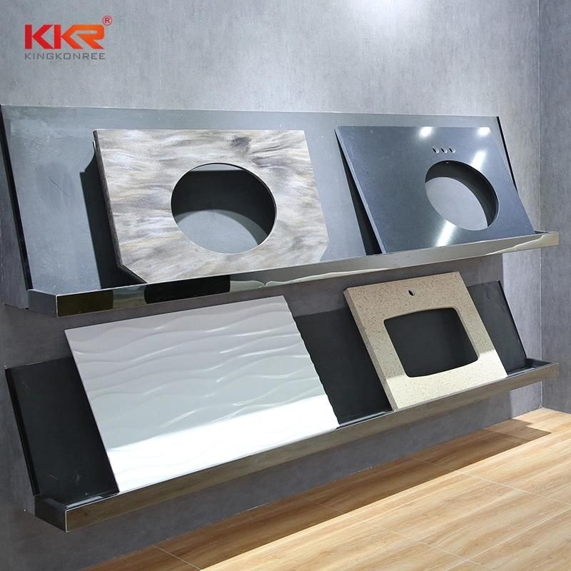 Commercial Cut to Size Artificial Quartz Stone Carrara/Marble/ Solid Surface Bathroom Vanity