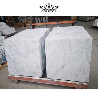 White Cararra Natural Stone Grey/White/Beige Marble Floor/Wall/Flooring/Mosaic/Paving Slab/Tile for Project