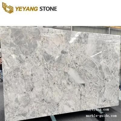 China Natural Polished Slabs Grey Marble for Family Kitchen/Countertop/Wall/Floor Design