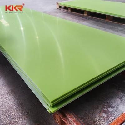 Colorful Polyester 12 mm LG Corian Prices Solid Surface Artificial Stone