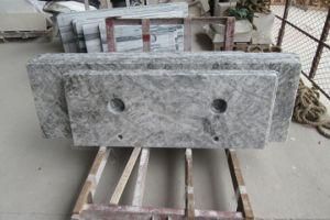 Polished Snow Silver Grey Marble Countertops