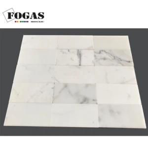 75X150mm Subway Tile Calacatta Oro Marble Wall Backspalsh