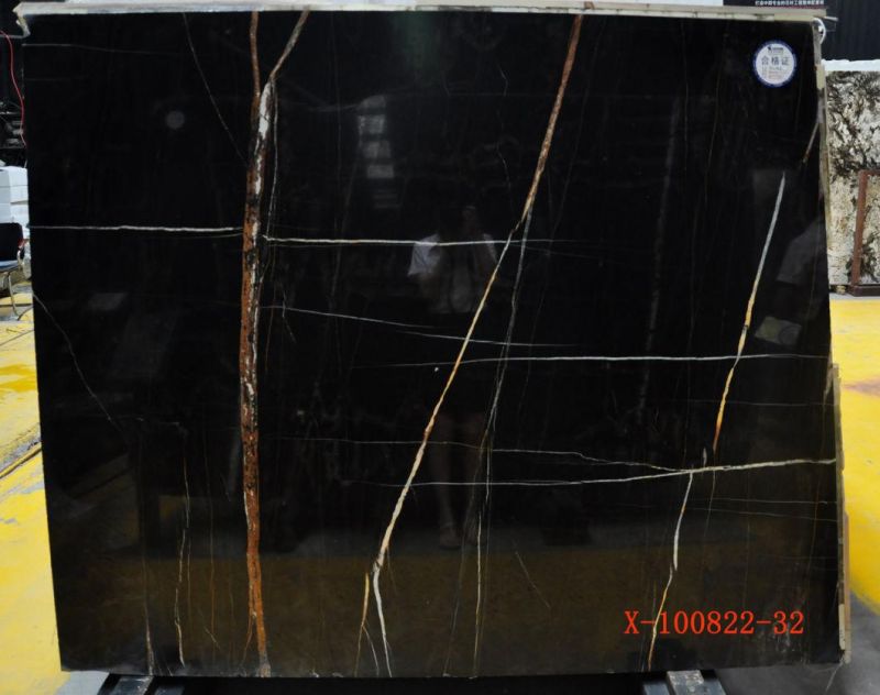 Black Marble Slabs Polished Tiles&Slabs&Countertop