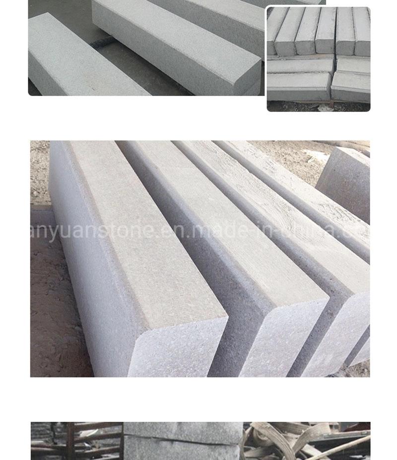 Chinese Natural Light Grey G602/G603 Granite Stone Kerbstone