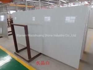 Sparkling White/Black/Grey Quartz Stone Slab