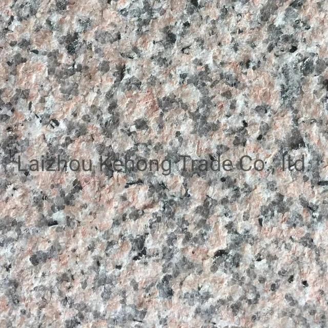 The Construction of The Building Is Made of Pink Granite G364