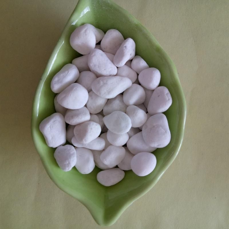 Snow White Pebbles/Polished Pebble Size 1-2mm, 2-3mm, 3-5mm