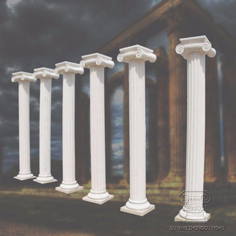Large Customization Marble Roman Pillars Column