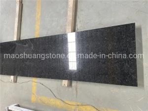 High Quality Natural Stone Angola Black Granite for Fabricated Countertops/ Bathroom Tops