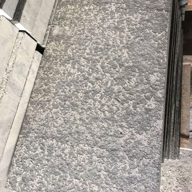 China Mongolia Pure Black Granite Stone Pavers Kerbstone for Landscape