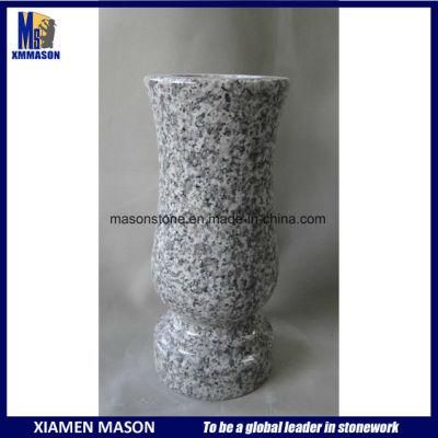 Cheap Grey Granite Memorial Vases for Sale