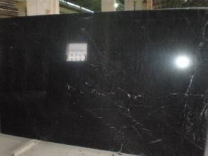 Black Nero Marquina Marble Slabs for Flooring Wall Cladding Countertops