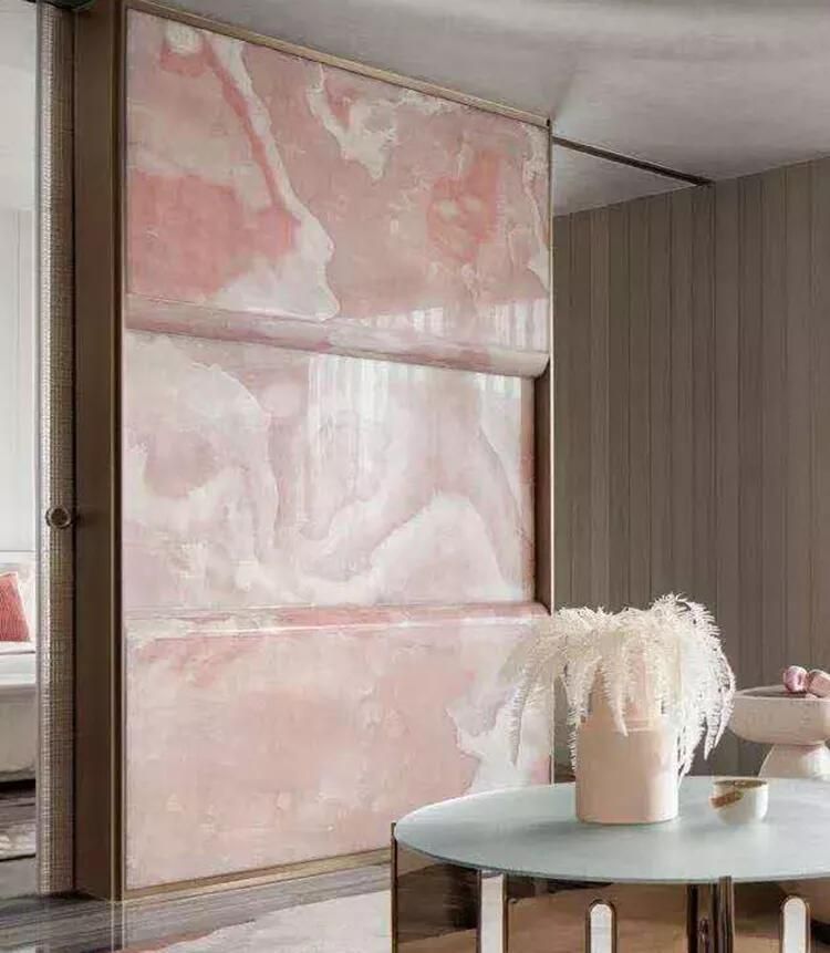 Natural Pink Onyx Polished Slabs