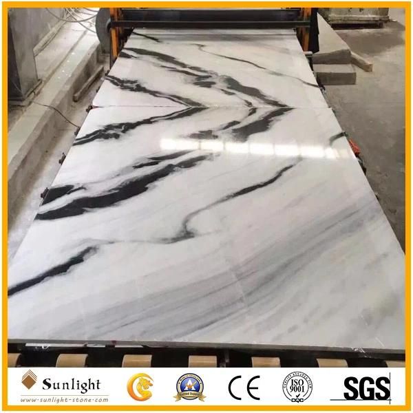 Polished Natural White Volakas Marble Slabs for Kitchen Bathroom Floor