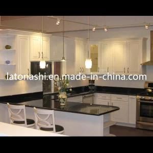 Polished Natural Maple Red Granite Stone Round Dining Table Top