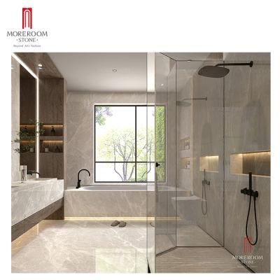 900 1800 Interior Design Big Size Grey Marble Stone Arcade Slab Porcelain
