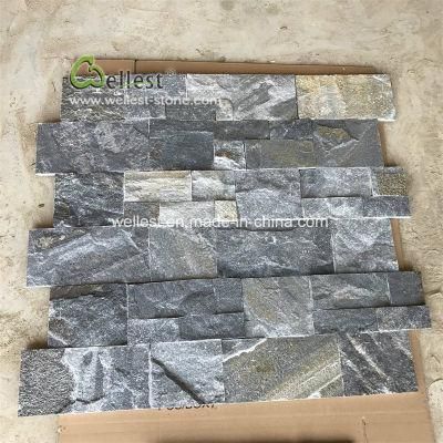 Blue Quartzite Slate Ledgestone Tile for Interior Exterior House Wall Decoration