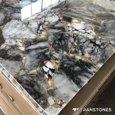 Translucent Resin Panel Polished Popular Alabaster Counter Top