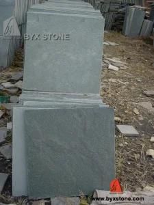 Green Natural Stone Paving Slate Tile for Roof/Floor