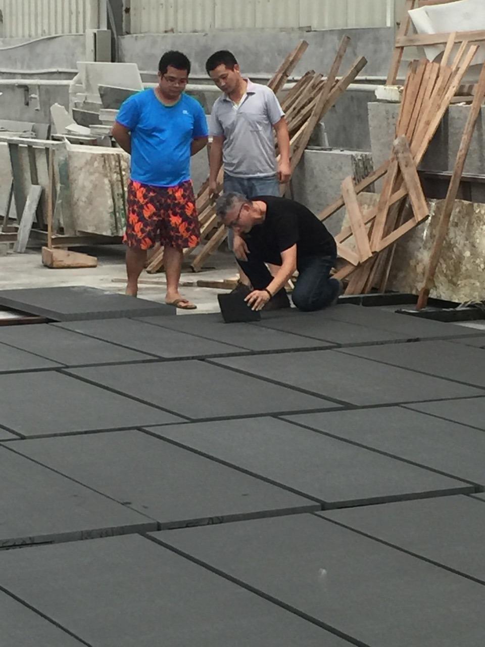 Natural Stone Black Granite Tile Marble Tiles