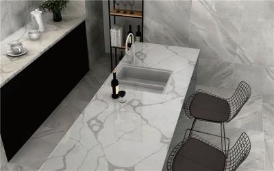 Quartz Stone Slab for Kitchen Cabinet Worktop Work Top Solid Surface White Artificial Marble Countertop