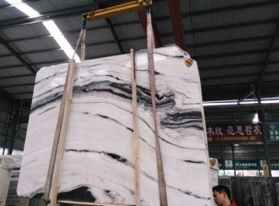 Panda White Stone Marble Slabs Floor Wall Tiles