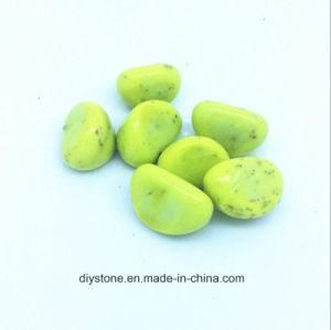 Yellow China Cerammic Cashew Pebble Wholesale