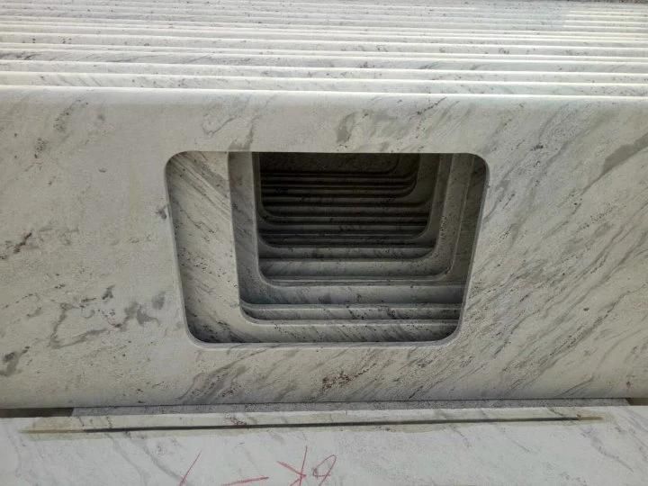 Wholesale Vanity Top Natural Green/Black/Yellow/White/Brown Granite Countertop for Different Projects/Kitchen/Vanity/Hotel