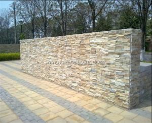 Popular Yellow Culture Stone for Landscaping Wall