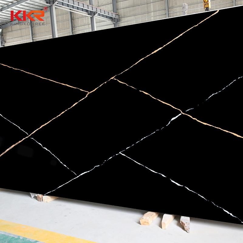 Marble Vein Surface Artificial Calacatta Quartz Stone for Quartz Kitchen Countertops