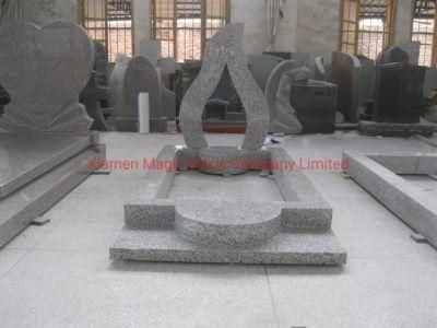 Samll Cheap Single Headstone Polish Standard Shape Granite Tombstone Monument