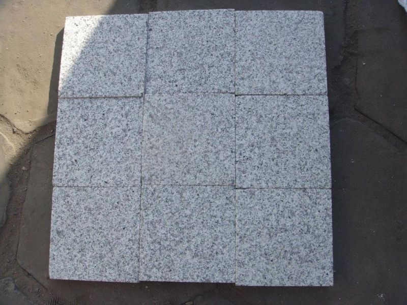 Light Grey/Dark Grey/Beige/Black/Pink Granite Cubes/Cobble Stones Flamed Surface Anti Slip
